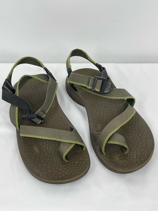 Chaco Men\'s Olive Green Slide Sandals SIZE 9 main image 4